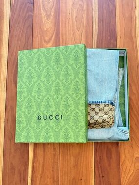 Gucci Light Blue Skinny Jeans with GG Logo Cuff